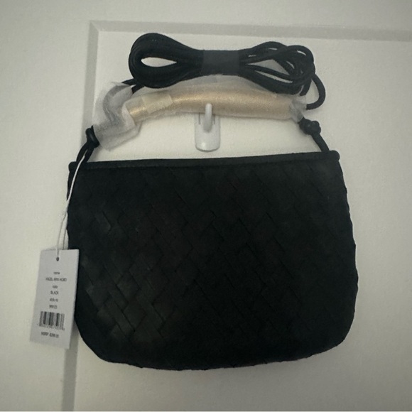 Saks Walter Baker Hazel Mini Hobo - black with gold top handle, w/dust bag NWT - Picture 4 of 6